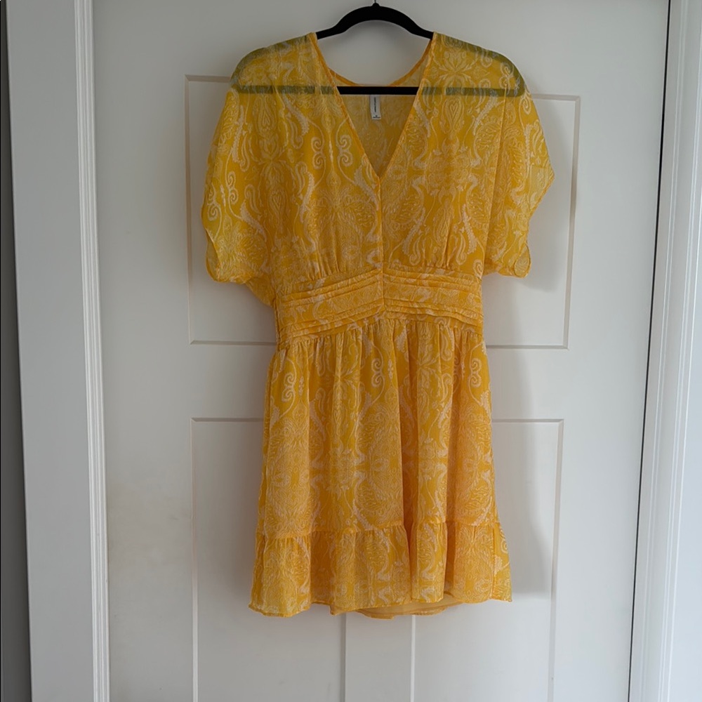Gentle Fawn Yellow Mini Dress